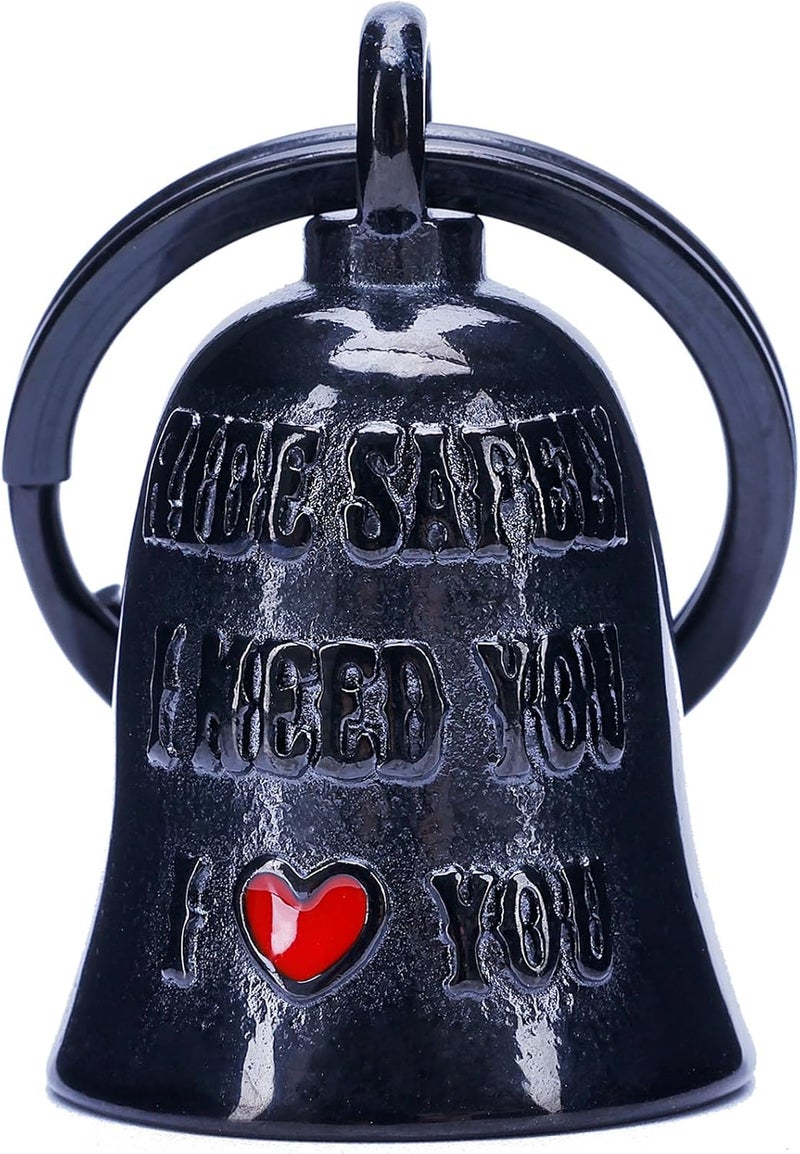CYZBTBl Motorcycle for Bells - Motorcycle Angel Bell for Men Women,Bell Biker Accessory,Guard Riding Safety - Image 1